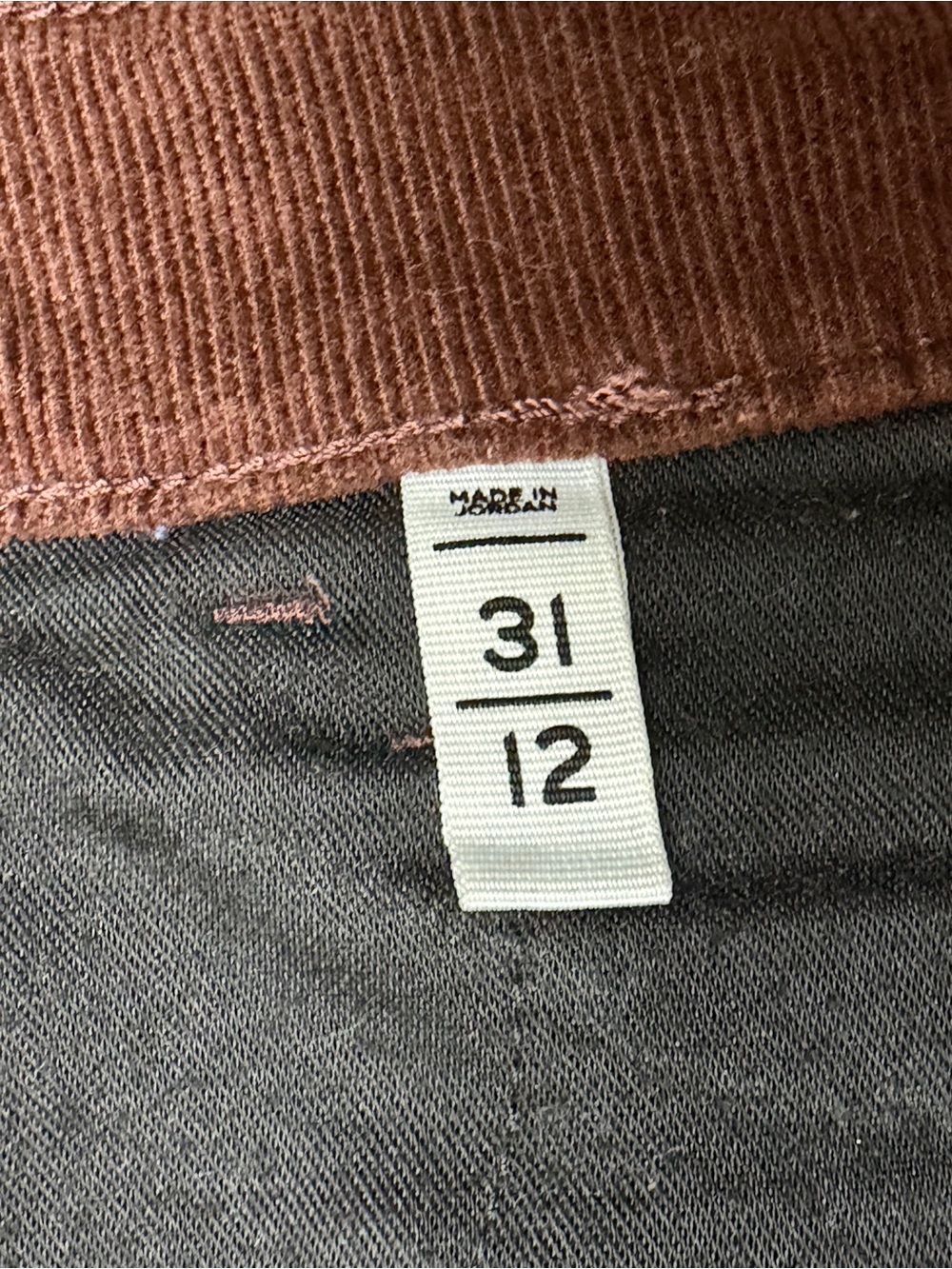 LOFT Modern Corduroy Flare Pants Brown 12/31 Y2K Style Bootcut Dark Academia - Picture 6 of 12